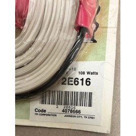 TPI Heat Band 2E616 TPTB-18 108 WATTS 18 FEET 120V HEAT TAPE PIPE HEATING BAND