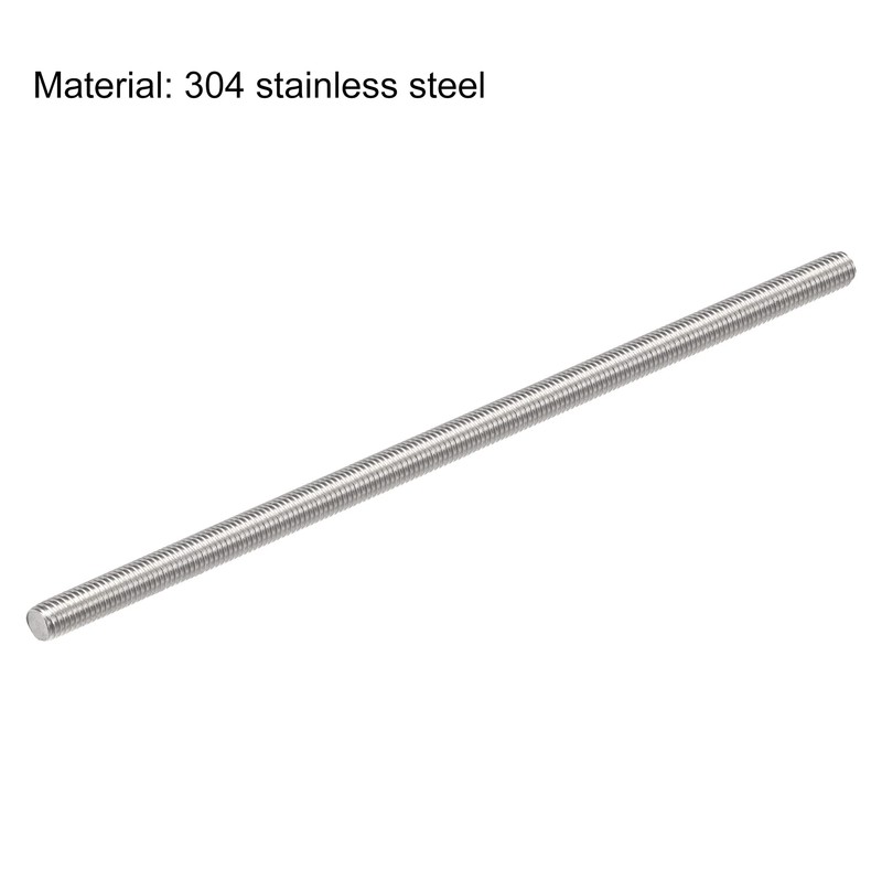 sourcing map M8 x 200mm Fully Threaded Rod 304 Stainless