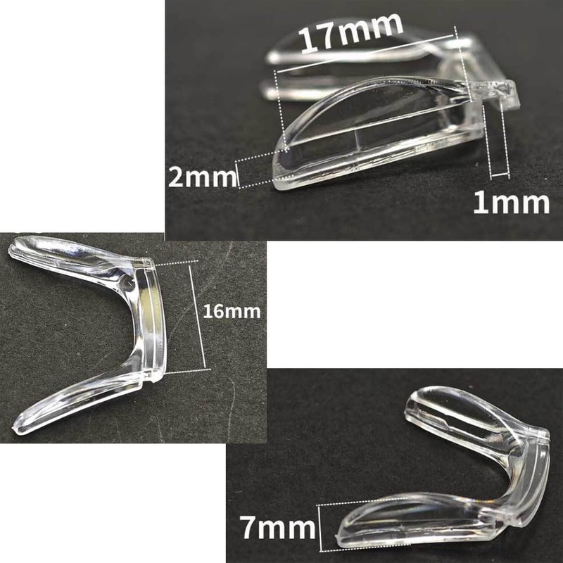 1PC Plate Glasses Frame Eyeglass Saddle Bridge Nose Pads Piece