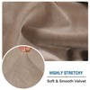 H.VERSAILTEX Velvet Stretch Couch Cushion Cover Plush Cushion Slipcover for