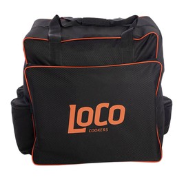 LoCo Cookers Griddle Grill Cover, for Outdoor BBQ Tabletop, w/ 3 Pockets, 16 Inch, Black