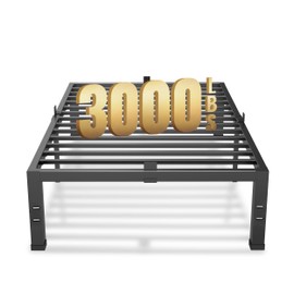 MAF 14 Inch XL Twin Bed Frame Metal, Heavy Duty Metal Bed Frame Platform with 3000 LBS Steel Slat Support Noise Free No Box Spring Needed Under-Bed Storage Space