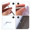 Ksrnsne Pack of 400 Seamless Nail with Double-Headed Skirting Thread