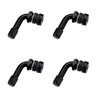 Motoforti 4pcs Metal 90 Degree Valve Stem Vacuum Tyre Valve