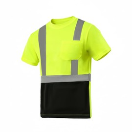 sesafety High Visibility Safety T-Shirt for Men, Reflective Mesh