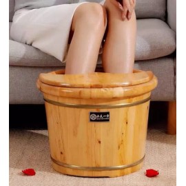 소형 가정용 족욕통 담그기 찜질기 습식족욕기 나무 [1. 높이 21cm] Compact Home Foot Bath Tub Soaking Cream Warmer Wet Foot Bath Wooden [Height 21cm]