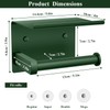 Tindbea Toilet Paper Holder with Shelf Adhesive or Screw Wall