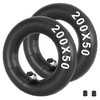2 Pack of 200x50 Scooter Inner Tubes 8"x 2" Replacement