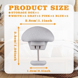 LTSVBO 30 Pcs Duvet Clips Set, Stylish and Exquisite Duvet Pins to Keep Duvet in Place, Unique Design Fabric Clips Sheet Holders for Bedding, Prevents Duvet Covers from Shifting