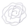 100pcs Rose Shape Paper Clips Increased Slip Resistance Lightweight Metallic