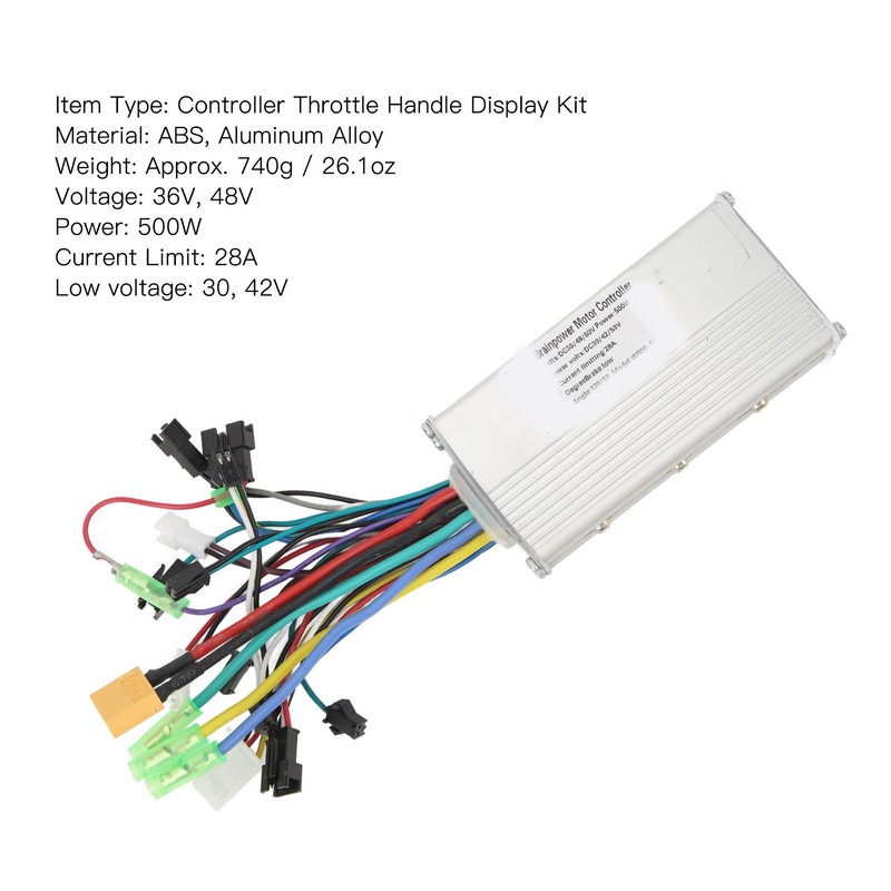 36V 48V 500W 28A Sine Wave 3 Mode Brushless Controller