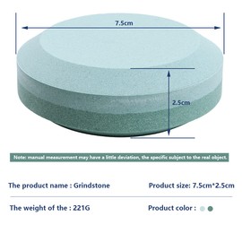 Axe Sharpening Stone, Tool Sharpener Hatchet Whetstone Dual Grit Puck Blade Sharpening Stones Axe Waterstone Sharper Disk for Garden Tools Chisel Axes