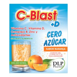 C-blast+d Vitamina C D Complejo B Zinc Antioxidantes 3cajas Sabor Kit Familiar