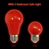 YCCLDIPL Darkroom Safe Light Portable Red Lamp, E27 LED Screw