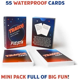 Tragos Game for Latinos - Relatable Funny Card Game for Adults (Fiesta Pack)