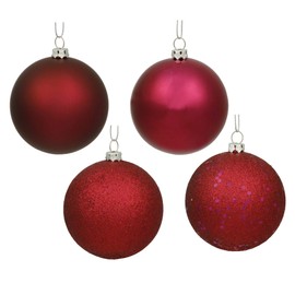 Vickerman 24" Wine 4 Finish Ball Ornament 24 per Box