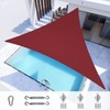 Windscreen4less 12'x12'x12' Waterproof Sun Shade Sail Triangle Shade Canopy Cover