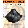 Pinra Pre-Seasoned Cast Iron Dutch Oven Pot, Potato Garlic Roaster
