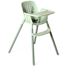 Peg Perego Poke High Chair - Modern and Easy to Clean - from 6 to 36 Months - Frosty Green (Soft Sage)