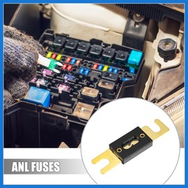 VekAuto 2pcs Fuse Replacement 125A ANL Fuses Car Audio Fuse Auto Accessories