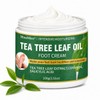 Tea Tree Foot Cream for Dry Rough Feet, Moisturizing Heel