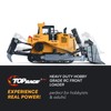 Top Race RC Bulldozer Toys for Boys - Remote Control