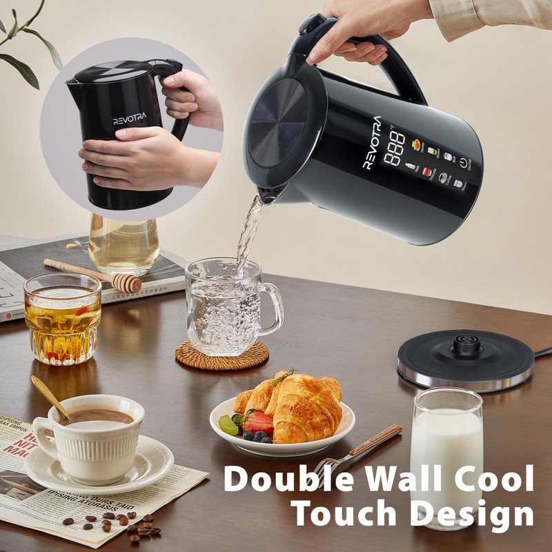 1.7L Electric Kettle, Stainless Steel Interior, 1500 Watt, Fast Boiling