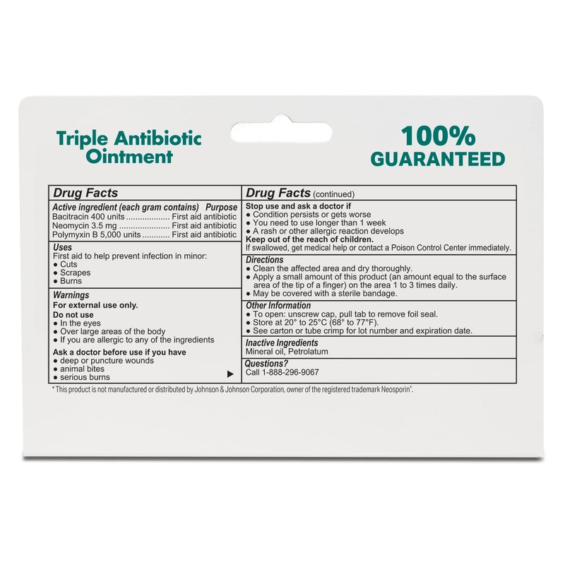 Globe Triple Antibiotic Ointment 1.0 oz (4 Pack), First Aid
