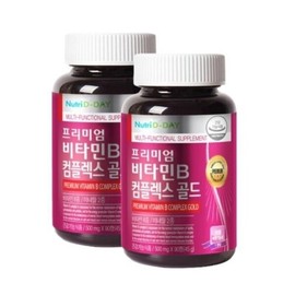 Nutri-D Day Nutri-D Day Premium Vitamin B Complex Gold 500mg x 90 tablets 2 sj / 뉴트리디데이 뉴트리디데이 프리미엄 비타민B 컴플렉스 골드 500mg x 90정 2개 sj