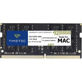 Timetec 16GB Compatible for Apple 2017 iMac (27-inch w/Retina 5K, 21.5-inch w/Retina 4K / Non-Retina 4K) DDR4 2400MHz PC4-19200 CL17 SODIMM Memory MAC RAM Upgrade for iMac 18,1 / iMac 18,2 / iMac 18,3