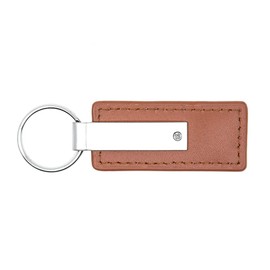 Au-Tomotive Gold, INC. Ford Mustang GT Brown Leather Key Chain