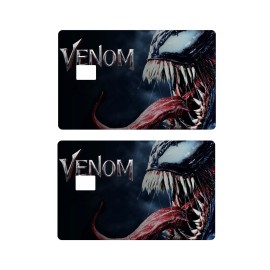 DLNQNT Designs 2 Premium Print Venom 2 Bank Card Vinyl Skins Small Chip. Read Instructions.
