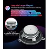 sixcow 2 Pack Replacement Speaker Upgrade for 2007-2018 Jeep Wrangler