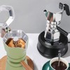 120ml 2 Cups Double Valve Moka Pot Aluminum Alloy Moka