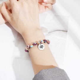 JoycuFF Graduation Gifts for Her 2024 College Seniors Students Graduation Gifts for Women Inspirational High School Graduate Class of 2024 Bracelets for Girls