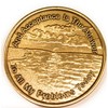 Acceptance is The Answer Beach Sunrise Bronze AA Medallion Chip