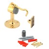 Prime-Line J 4601 3-3/8 In. Polished, Solid Brass, Door Stop
