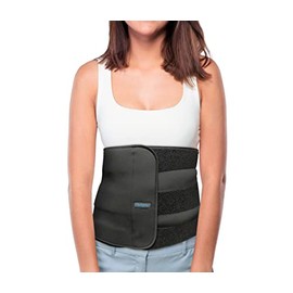 MEDWAY | Faja Abdominal Corta Talla Universal Color Negro Altura 23 cm