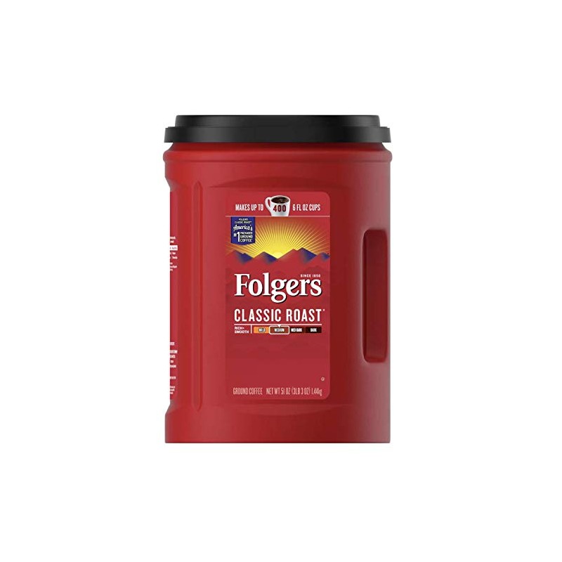 Folgers Coffee, Classic(Medium) Roast, 51 Ounce
