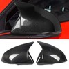 1 Pair Side Mirror Cap Cover Standard Carbon Fiber Glossy
