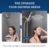 G-Promise All Metal 8" Rain Shower Head with Handheld for