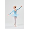 tanzmuster Romy Children's Ballet Tutu Long-Sleeved Ballet Bodysuit with Tutu