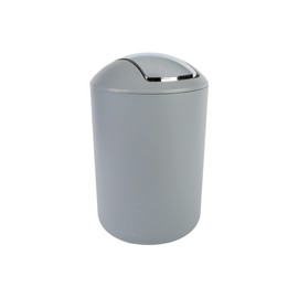axentia Swing Lid Bin 5 L Matt Grey