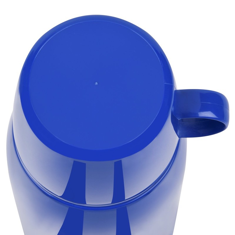 Emsa 502445 Isolierflasche, Mobil genießen, 0.75 L, Schraubverschluss, Blau, Rocket