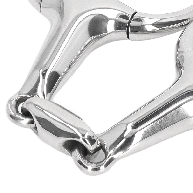 Horse Gag Ring Snaffle Bite Stainless Steel 125mm Loose Oval