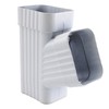 Rsoise Downspout Gutter Y Connector 2X3 Gutter Downspout Y Connector