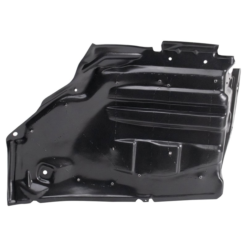 TRQ Front Left Forward Inner Fender Liner Black Drivers Side