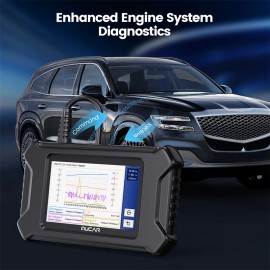 MUCAR CS90 Diagnostic Tools Engine System Diagnosis OB2 Scanner 28 Resets Lifetime Free Update 105+ Brands Car Repair ToolsScreen Size: None, Power Source: None