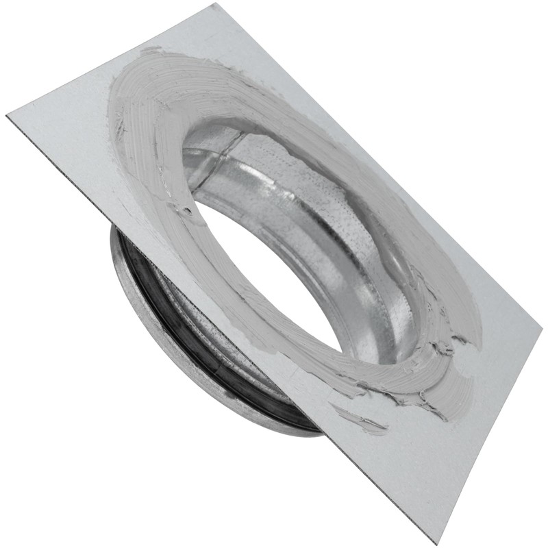 Vent Systems 125mm Duct Connection Flange with EDPM Rubber Gasket,
