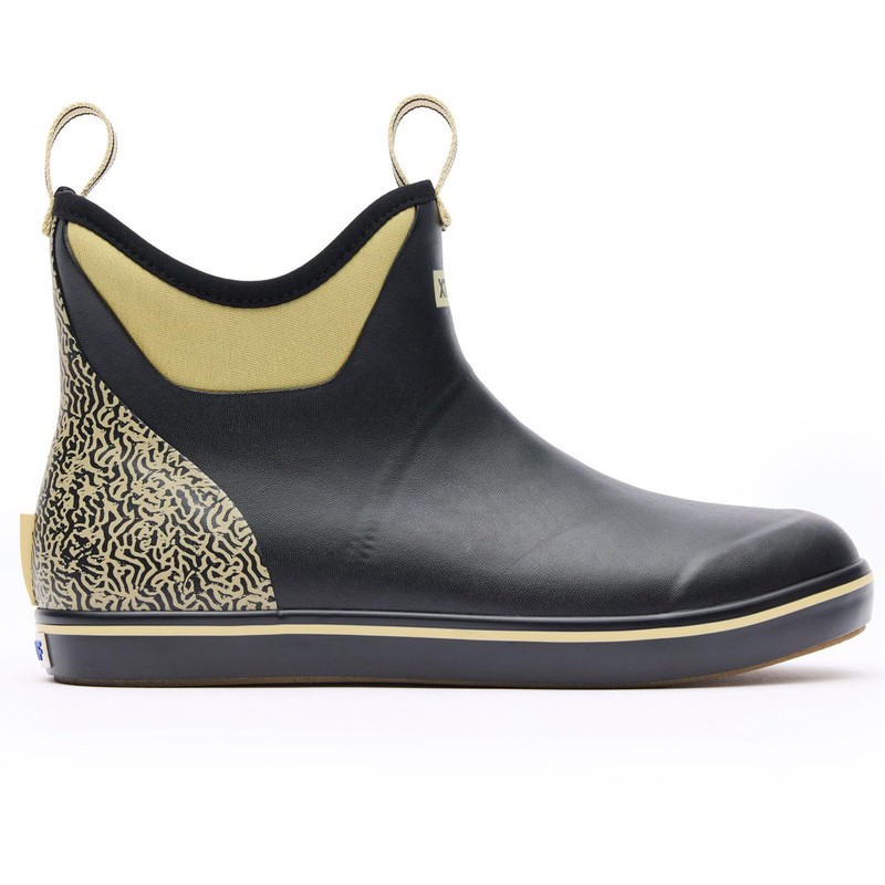 Xtratuf Men's Tailgate 6 in Ankle Deck Boot, Black, Size